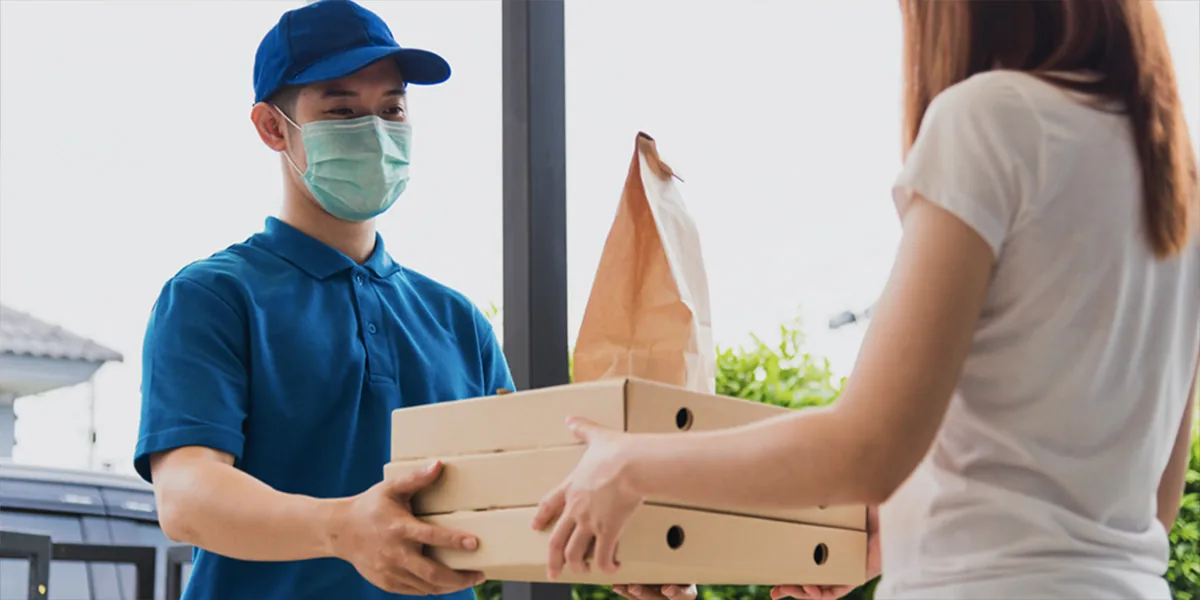 Food delivery – Targetpoint POS in use